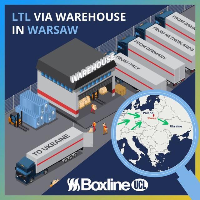 New service: LTL from Europe to Ukraine via Warsaw!
