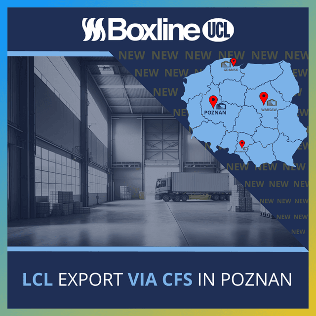 Експорт LCL через CFS в Познані